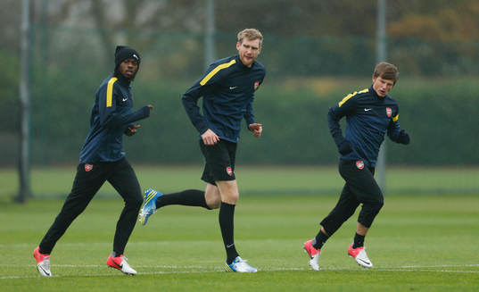Football - Arsenal Training  - Arsenal Training Ground -