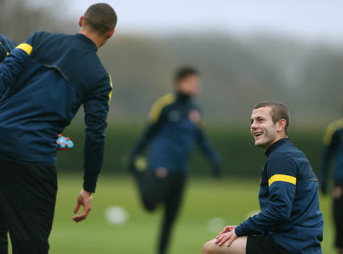 Football - Arsenal Training  - Arsenal Training Ground -