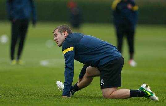 Football - Arsenal Training  - Arsenal Training Ground -