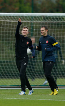 Football - Arsenal Training  - Arsenal Training Ground -