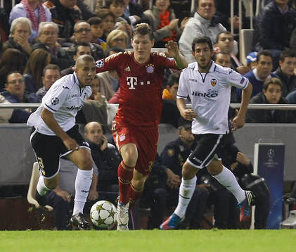 Bläddra bland fler bilder av Fotboll, Champions League, Valencia v Bayern München