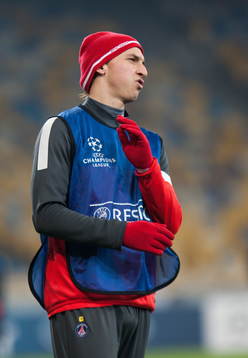 Zlatan IBRAHIMOVIC - 20.11.2012 - Entrainement du PSG a Kiev