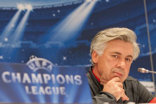 Carlo ANCELLOTI - 20.11.2012 - Conference de presse du PSG