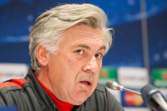 Carlo ANCELLOTI - 20.11.2012 - Conference de presse du PSG