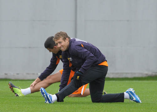 Football - Liverpool Training - Liverpool Training Ground,