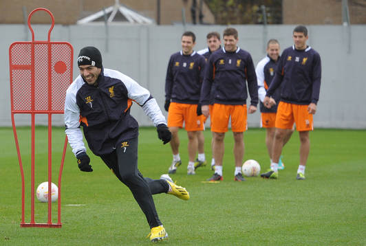 Football - Liverpool Training - Liverpool Training Ground,