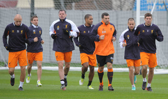 Football - Liverpool Training - Liverpool Training Ground,