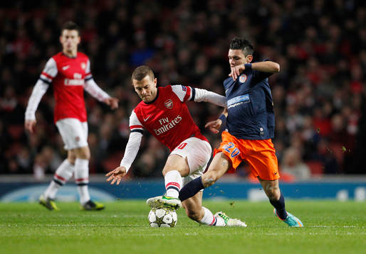 Bläddra bland fler bilder av Fotboll, Champions League, Arsenal - Montpellier