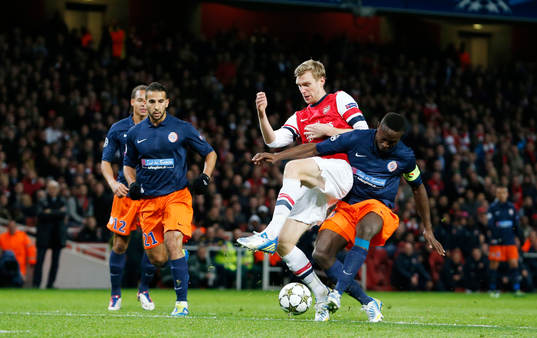 Football - Arsenal v Montpellier - UEFA Champions League