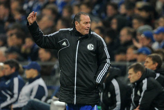 Trainer Huub Stevens (Schalke)