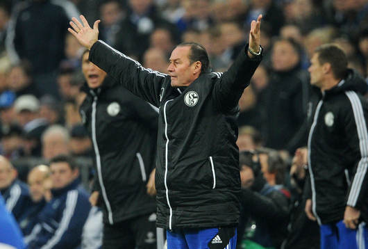 Trainer Huub Stevens (Schalke)