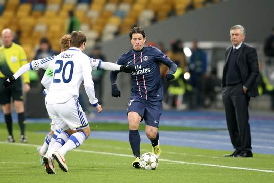 MAXWELL - 21.11.2012 - Dinamo Kiev / Paris Saint Germain -