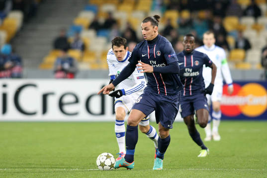 ZLATAN IBRAHIMOVIC - 21.11.2012 - Dinamo Kiev / Paris Saint