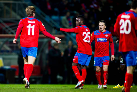 Thomas Sørum, David Accman, Helsingborg, jublar