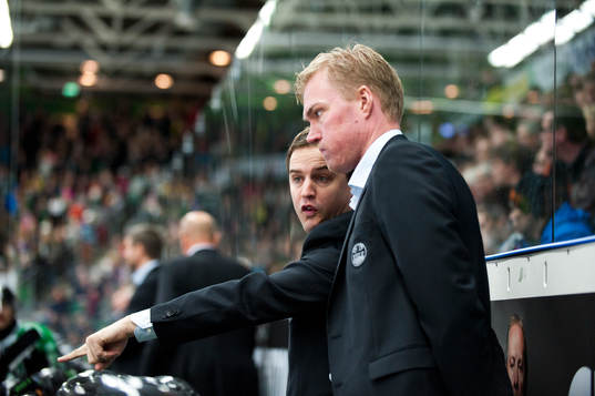 Kenny Jönsson, assisterande tränare och Dan Tangnes,