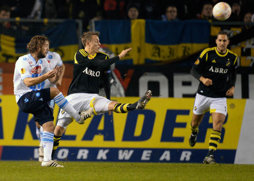 Fotboll, Europa League, AIK - Napoli