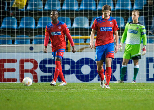 0-2, Pär Hansson och mittbackarna Joseph Baffo och Erland