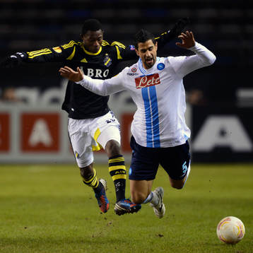 Ibrahim Moro, AIK och Miguel Britos, Napoli