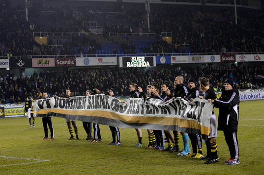 Råsunda Arena tackades av med en ceremoni