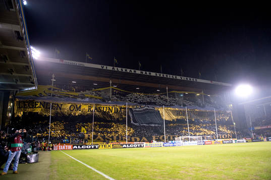 Sista matchen på Råsunda