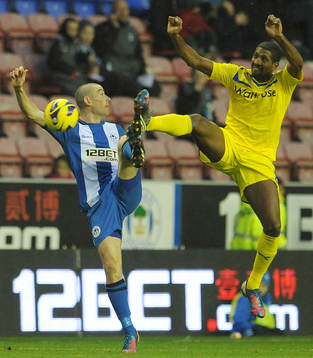 Football - Wigan Athletic v Reading - Barclays Premier