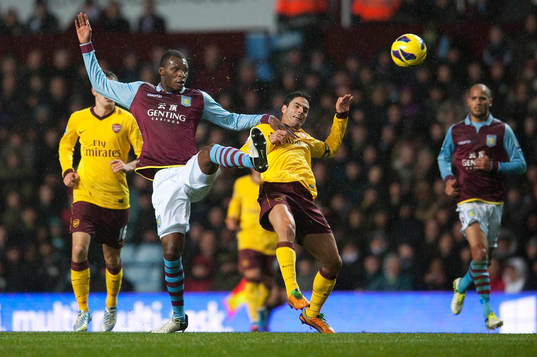 Football - Aston Villa v Arsenal - Barclays Premier League