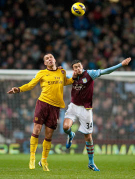 Football - Aston Villa v Arsenal - Barclays Premier League