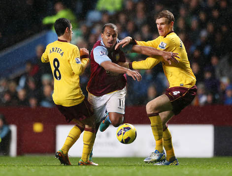 Football - Aston Villa v Arsenal - Barclays Premier League
