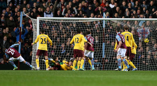 Football - Aston Villa v Arsenal - Barclays Premier League