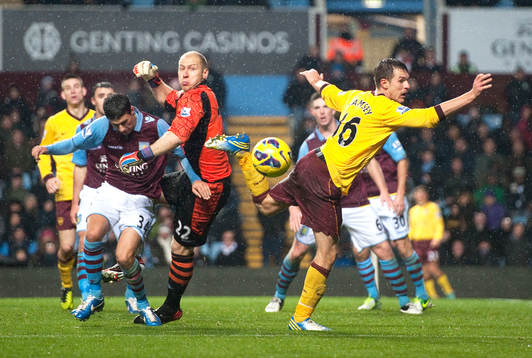 Football - Aston Villa v Arsenal - Barclays Premier League