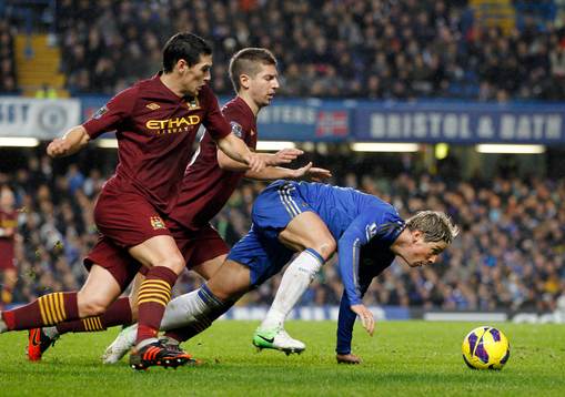 Football - Chelsea v Manchester City - Barclays Premier