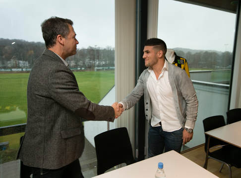 Fotboll, Presskonferens, BK Häcken. Sportchef Sonny