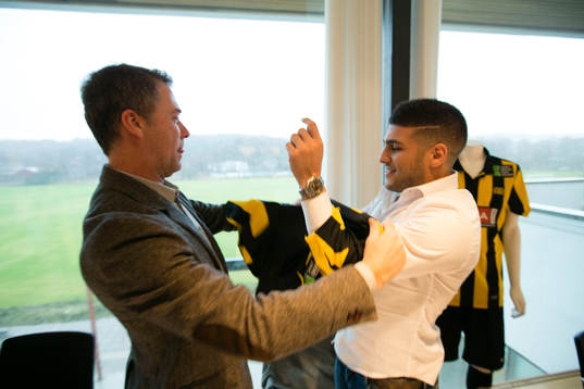 Fotboll, Presskonferens, BK Häcken. Sportchef Sonny