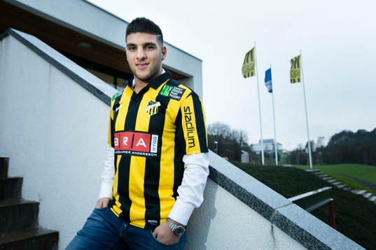 Fotboll, Presskonferens, BK Häcken. Moestafa El Kabir