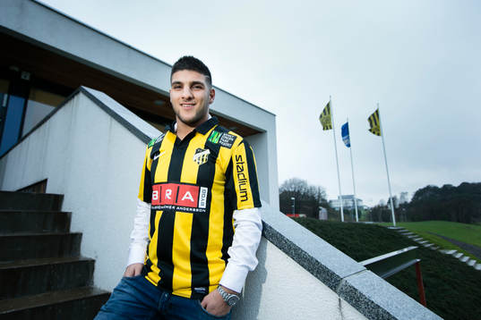 Fotboll, Presskonferens, BK Häcken. Moestafa El Kabir