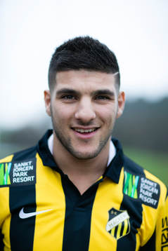 Fotboll, Presskonferens, BK Häcken. Nyförvärven Moestafa