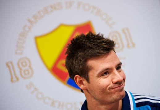 Spelaren Luis Emilio Solignac spelar med Djurgården nästa