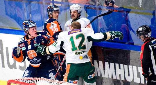 Fight, slagsmål, Marius Holtet, Färjestad och
