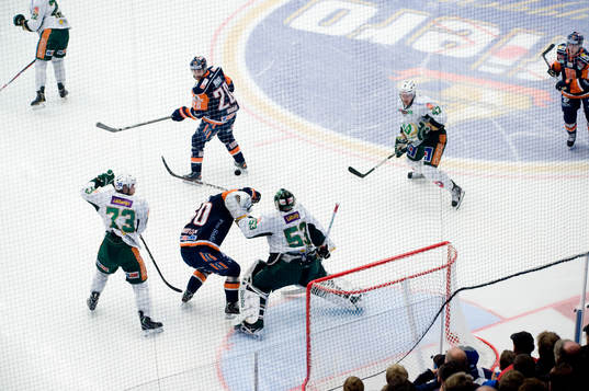 Översikt, mål, målkasse, målvakt, spelare, puck