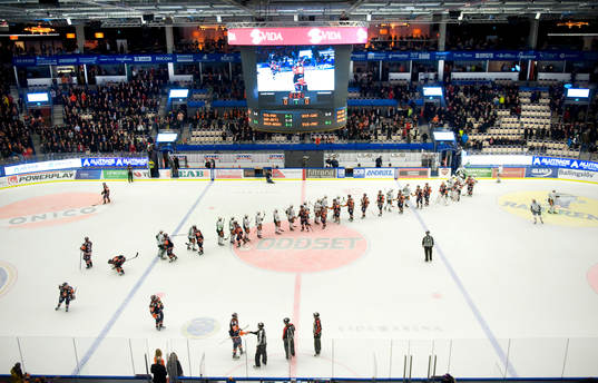 Match avslutad, spelarna tackar varandra, översikt, Vida