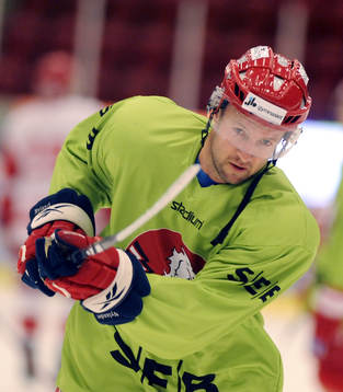 Vita Hästens nr 83 Michael Nylander