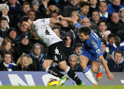 Football - Chelsea v Fulham - Barclays Premier League  -