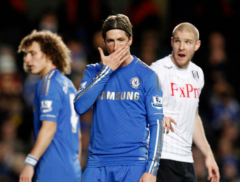 Football - Chelsea v Fulham - Barclays Premier League  -
