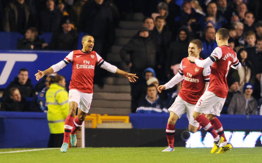 Football - Everton v Arsenal - Barclays Premier League -