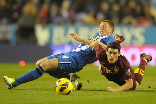 Bläddra bland fler bilder av Fotboll, Premier League, Wigan - Manchester City