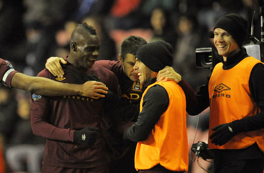 Football - Wigan Athletic v Manchester City - Barclays