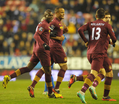 Football - Wigan Athletic v Manchester City - Barclays