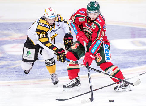 Fredrik Lindgren, Skellefteå, och Matt Duchene, Frölunda,