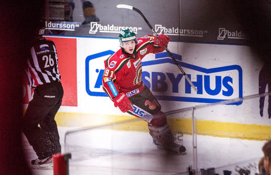 Matt Duchene, Frölunda, jublar