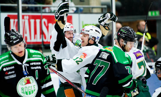 Rickard Wallin, Marius Holtet, Färjestad jublar